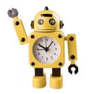 Despertador Creative Robot Silent Metal para quarto de crianças Despertador Creative Robot Silent Metal para quarto de crianças