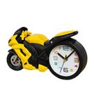 Despertador Creative Yellow Motorcycle para crianças
