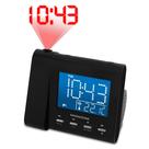 Despertador de projeção Magnasonic EAAC601 com rádio preto