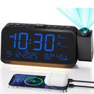Despertador de projeção Roxicosly com volume e temperatura de 118 dB