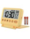 Despertador digital de viagem MeesMeek 6201 LCD Snooze de 9 minutos Despertador digital de viagem MeesMeek 6201 LCD Snooze de 9 minutos