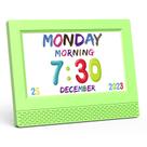 Despertador digital infantil SENXINGYAN colorido com LED de 7"