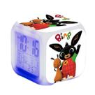 Despertador digital LED Bingbing Square para crianças 8x8x8cm