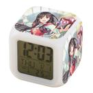 Despertador digital LED Blessings Square 8x8x8cm ABS