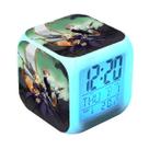 Despertador digital LED Fates Square 8x8x8cm para crianças