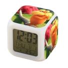 Despertador digital LED Loraxs Square 8x8x8cm para crianças