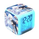 Despertador digital LED Spirits Square para crianças 8x8x8cm
