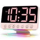 Despertador digital Odokee Sakura Pink com 5 sons de alarme
