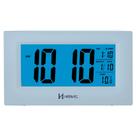 Despertador Digital Quartzo Herweg 2972 070 Prata Metálico