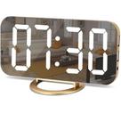 Despertador digital SZELAM LED Mirror Desk com carregador USB Despertador digital SZELAM LED Mirror Desk com carregador USB