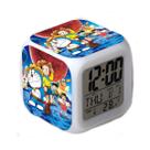 Despertador Doraemonss Anime Digital LED com temperatura