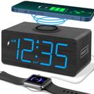 Despertador DreamSky Wooden com carregador sem fio 10W