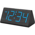 Despertador DreamSky Wooden Digital com porta USB e bateria de reserva