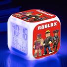 Despertador LED luminoso Roblox Anime Candeeiro de mesa Digi
