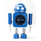 Despertador LED Smart Robot para crianças azul com luz de despertar