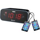 Despertador Naxa Electronics NRC-182 Dual Radio 2 USB Preto