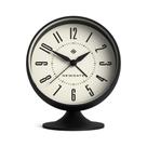 Despertador NEWGATE Spheric Dome Design preto emborrachado