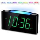 Despertador PPLEE LED digital de 7,5 polegadas com luz noturna e USB