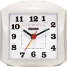 Despertador Quartz Ambiente Ref: 1601-021 Branco Retangular