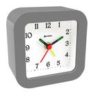 Despertador Quartz Eurora Ref: 2697-024 Cinza Retangular