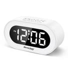 Despertador REACHER LED Digital Snooze com dimmer branco