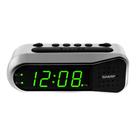 Despertador Sharp Digital Ascending Dual Alarm Silver