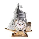 Despertador: Veleiro vintage com design musical de 22 cm