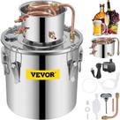 Destilador de álcool VEVOR 30L em aço inoxidável com tubo de cobre