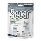 Desumidificador Secar Closet 250g Sem Perfume Elimina Mofo Odor Bactérias Umidade Ideal Para Armários Roupeiros Closets Até 30 Dias De Proteção