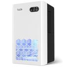 Desumidificadores ToLife para uso doméstico, desumidificador de 1000 pés quadrados para banheiro no subsolo com tanque de água de 95 onças, desligamento automático, luz LED de 7 cores, branco e preto
