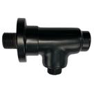Desviador Chuveiro Ducha Deca Universal Preto Fosco 1/2"