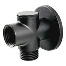 Desviador Redondo Ducha Chuveiro Metal Preto Black Desviador Redondo Ducha Chuveiro Metal Preto Black