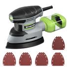 Detail Sander WORKPRO 13.000 OPM 1.6A com coletor de poeira 15PC