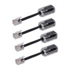 Detangler de cabo telefônico YIENFBEV 360 Rotating, pacote com 4