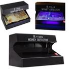Detector bivolt de notas falsas uv luz negra para cédulas selos identificador de dinheiro