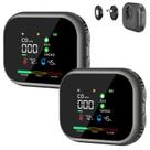 Detector de ambiente KJYSDS 6 em 1 com tela HD cinza