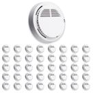Detector de Fumaca Kit 40 Uni Incendio Fogo Sensor Fotoeletrico Alarme 85db Casa Comercio Seguranca Protecao