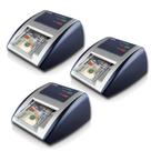 Detector de notas falsas Accubanker D450, pacote com 3 unidades, 5 pontos Detector de notas falsas Accubanker D450, pacote com 3 unidades, 5 pontos
