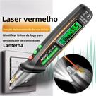 Detector de Tensão ANENG VC1019 - Laser Vermelho, Transmissão de Voz, 12-1000V