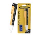 Detector De Tensão Caneta Mede Voltagem Eletricista Bip Sonoro e Led Detector De Tensão Caneta Mede Voltagem Eletricista Bip Sonoro e Led