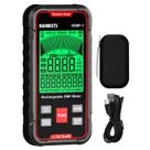 Detector EMF KAIWEETS Medidor EMF portátil 3 em 1 com luz de fundo