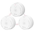 Detectores de fumaça HEIMAN sem fio fotoelétricos a bateria - kit com 3 unidades