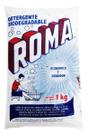 Detergente em pó para roupa Roma 1 kg biodegradável