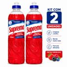 Detergente Lava Louça Liquido Suprema Frutas Vermelhas 500ml 2 Unidades
