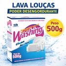 Detergente Lava Louças Washing Limpeza Profissional em pó 500g