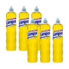 Detergente Limpol Neutro Líquido com 6 Unidades 500ml