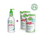 Detergente líquido para mamadeiras Orgânico Bioclub+2 Refis