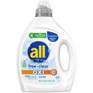 Detergente líquido para roupa totalmente gratuito Clear OXI 2X 2,37 L 90 cargas