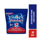 Detergente para LAVA LOUÇA em Tabletes Finish com 30 unidades