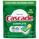 Detergente para lava-louças Cascade Complete Lemon Scent 243g (16 unidades)